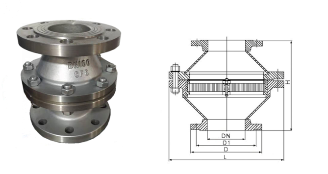 GZW-1型阻爆燃管道阻火器(碳鋼|不銹鋼)結(jié)構(gòu)圖 GZW-1型阻爆燃管道阻火器(碳鋼|不銹鋼)結(jié)構(gòu)圖